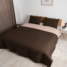 Покривало ТЕП "VINTAGE" 2 наволочки 50*70 см Коричневе/Вінтаж, 240x260