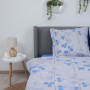 Постільна білизна ТЕП "Soft dreams" Blue Flowers, 70x70, сімейна