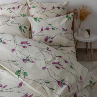 Постільна білизна ТЕП "Soft dreams" Branch on White, 70x70, сімейна