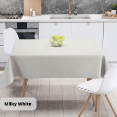 Скатертина "Aquastop" водовідштовхуюча Milky White, 150x150