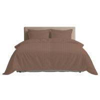 Постільна білизна ТЕП "СТРАЙП САТИН" Macchiato, євро