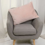 Подушка декоративна "VELOUR" Пудрова, 50x70