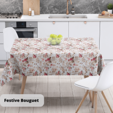 Скатертина "Panama" водовідштовхуюча Festive Bouquet, 160x200