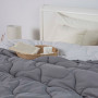 Ковдра Duo Season темно-сіра/світло-сіра, 200x210