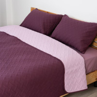 Покривало ТЕП "VINTAGE" 1 наволочка 50*70 см Бордове/Вінтаж, 150x210