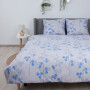 Постільна білизна ТЕП "Soft dreams" Blue Flowers, 70x70, полуторна