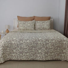 Покривало ТЕП "ELEGANT COTTON" Beige and White, 220x240