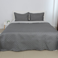 Покривало ТЕП "VINTAGE" 2 наволочки 50*70 см Сіре/Вінтаж, 220x240Покривало ТЕП "VINTAGE" 2 наволочки 50*70 см Коричневе/Вінтаж, 220x240