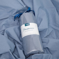 Простирадло "НАТХНЕННЯ" з резинкою Блакитний, 90x200