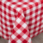 Скатертина "Panama" водовідштовхуюча Red Check, 160x200