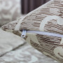 Покривало ТЕП "ELEGANT COTTON" 2 наволочки 50*70 см Beige and White, 220x240