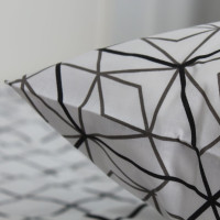 Комплект наволочок "ТЕП" скрутка Quadro Stars grey Rev, 70x70