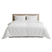 Постільна білизна ТЕП "СТРАЙП САТИН" Optical White, євро