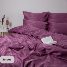 Постільна білизна ТЕП "СТРАЙП САТИН" Sorbet, євро