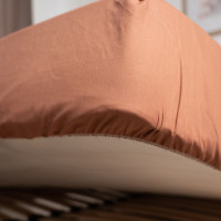 Простирадло "НАТХНЕННЯ" з резинкою Карамельний, 140x200