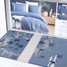 Комплект постільної білизни "MARIBOR POPLIN" Belis indigo, євро