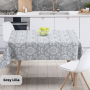 Скатертина "Panama" водовідштовхуюча Gray Lilia, 160x200