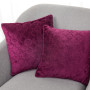 Подушка декоративна "VELOUR" Бордова, 50x70