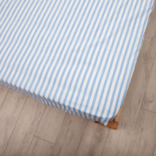Простирадло "НАТХНЕННЯ" з резинкою Блакитна смужка, 140x200