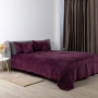 Покривало ТЕП "VELOUR" Бордо/Ромб прямий, 150x210