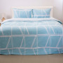 Комплект постільної білизни "ТЕП" Aqua Grid, сімейна