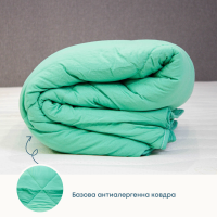 Ковдра "WASHED COTTON" зелений у відтінках, 140x200