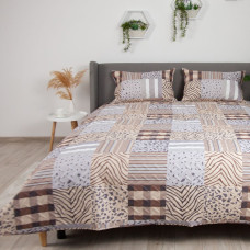 Покривало ТЕП "PROVENCE" 2 наволочки 50*70 см Сафарі, 150x210