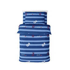 Постільна білизна ТЕП "Soft dreams" Тренди (синій), 50x70, підліткова