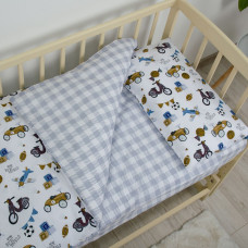Постільна білизна "ТЕПІК" 1-3 роки Ретро тачки, дитяча