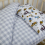 Постільна білизна "ТЕПІК" 1-3 роки Ретро тачки, дитяча
