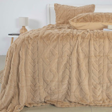 Покривало ТЕП "SOFT ANGORA" з наволочками, бежеве, 240x260