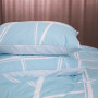 Комплект постільної білизни ТЕП "Happy Sleep" Aqua Grid, полуторна