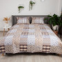 Покривало ТЕП "PROVENCE" 2 наволочки 50*70 см Сафарі, 150x210