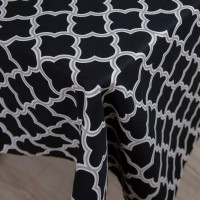 Скатертина "Panama" водовідштовхуюча Black Puzzle, 160x200