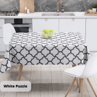 Скатертина "Panama" водовідштовхуюча White Puzzle, 180x220
