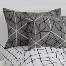 Комплект наволочок "ТЕП" скрутка Quadro Stars grey FR, 50x70