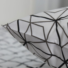 Комплект наволочок "ТЕП" скрутка Quadro Stars grey Rev, 50x70