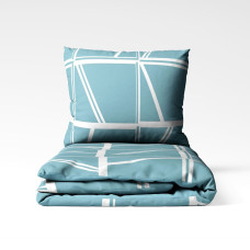 Комплект постільної білизни ТЕП "Happy Sleep" Aqua Grid, двоспальна