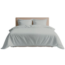 Комплект постільної білизни ТЕП "СТРАЙП САТИН №1" Grey, євро
