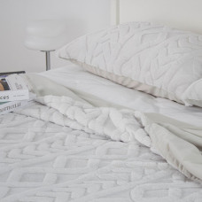 Покривало ТЕП "SOFT ANGORA" з наволочками, сіре, 240x260