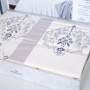 Комплект постільної білизни "MARIBOR SATIN" Damask ekru grey, євро