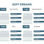 Комплект постільної білизни ТЕП "Soft dreams" Grey Leaf, полуторна