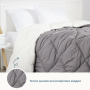 Ковдра FRIENDLY "ALASKA" Темно-сіре/молочне, 150x205