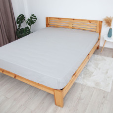 Простирадло "НАТХНЕННЯ" з резинкою Світло-сіре, 200x200