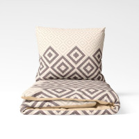 Комплект постільної білизни ТЕП "Happy Sleep" Squares Beige, євро