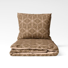 Комплект постільної білизни ТЕП "Happy Sleep" Bronze Grid, полуторна