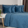 Покривало ТЕП "VELOUR" Azure blue/Ромб круглий, 220x240