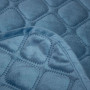 Покривало ТЕП "VELOUR" Azure blue/Ромб круглий, 220x240