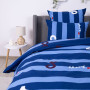 Постільна білизна ТЕП "Soft dreams" Line Blue, 70x70, євро