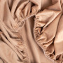 Простирадло ТЕП "VELOUR" з резинкою капучіно, 160x200